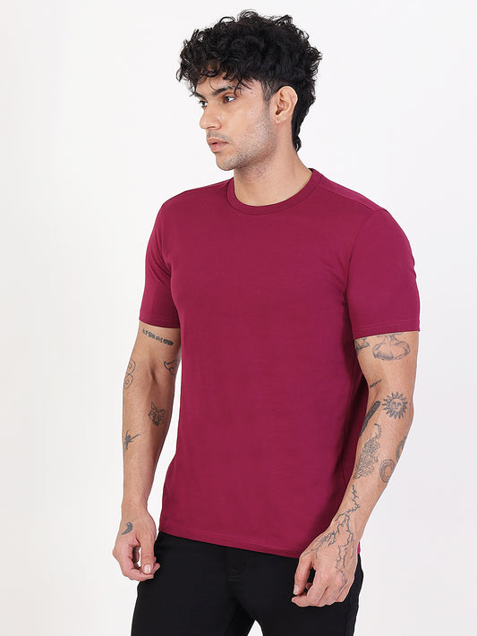 T-Shirt Burgundy (100% Cotton)