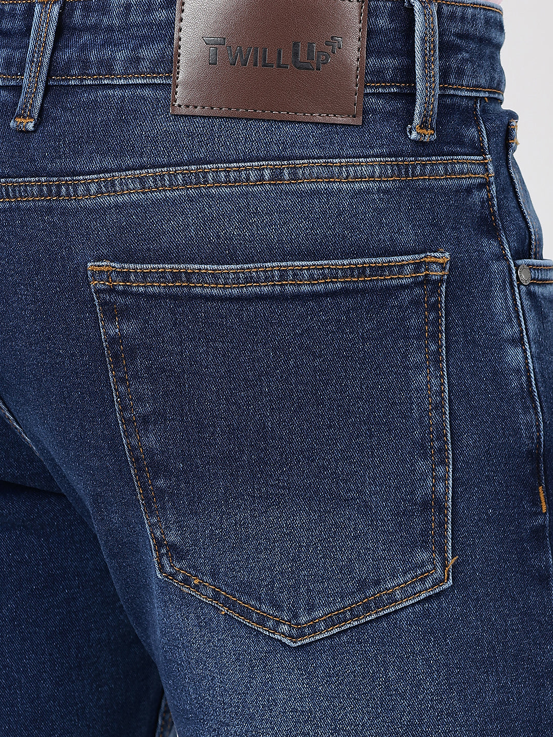 Denim Blue White Light Wash (100% Cotton)