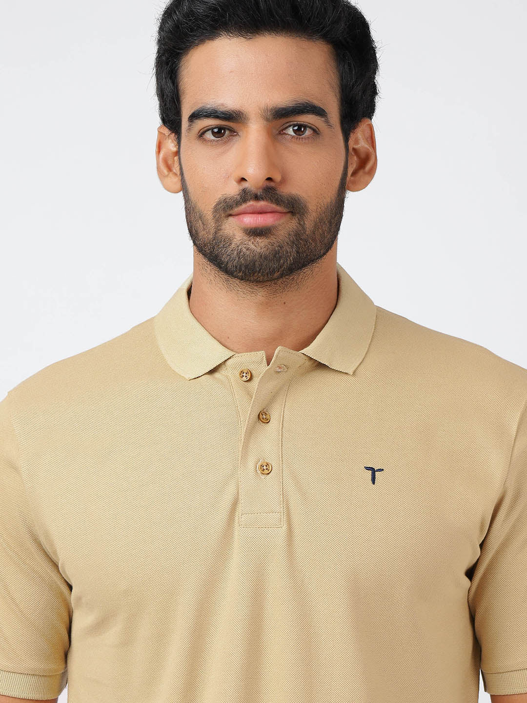 Polo Beige (100% Cotton)
