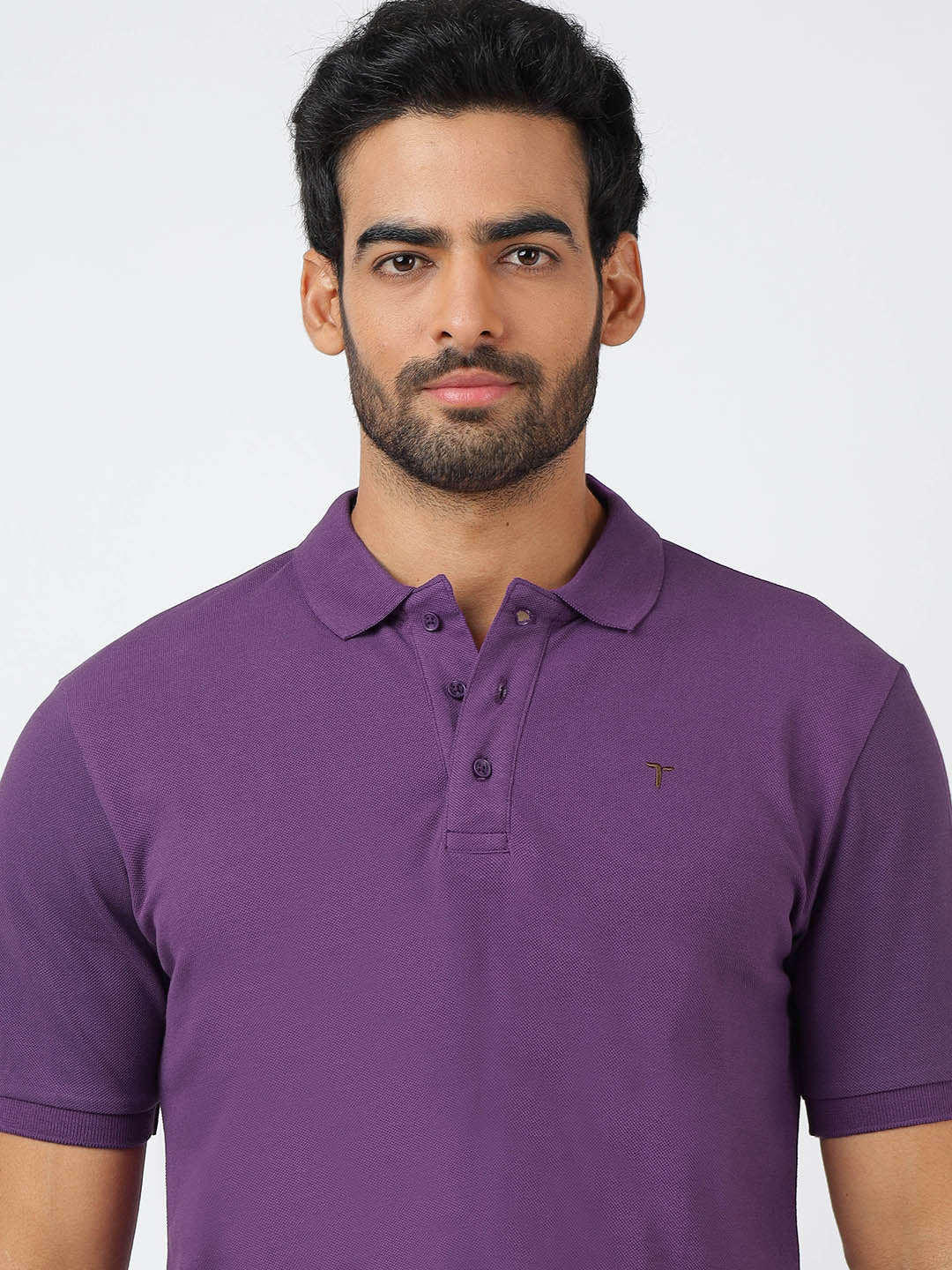 Polo Purple (100% Cotton)