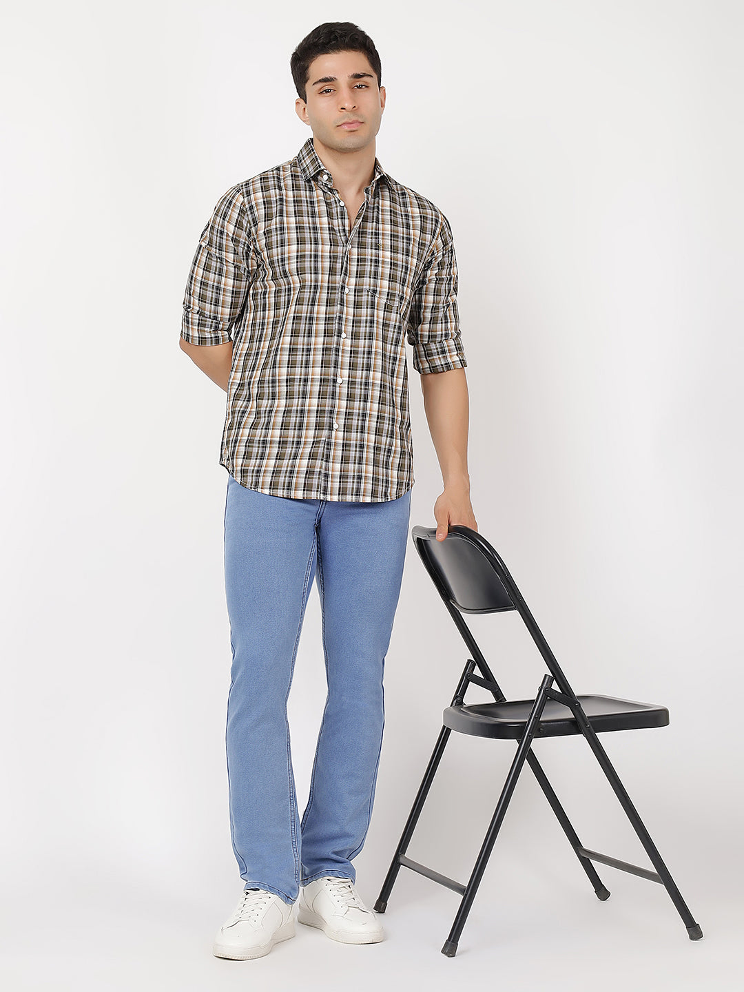 Denim Light Blue Regular (100% Cotton)