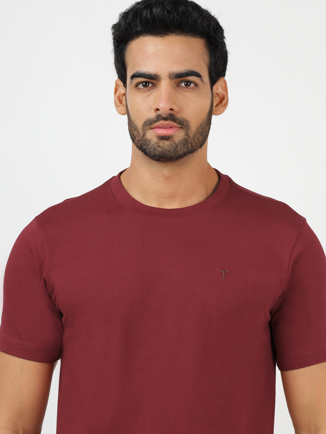 T-Shirt Maroon (100% Cotton)