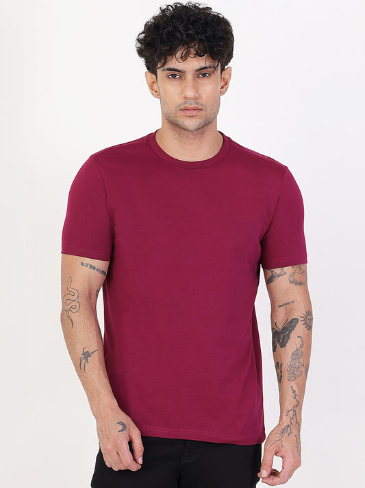 T-Shirt Burgundy (100% Cotton)