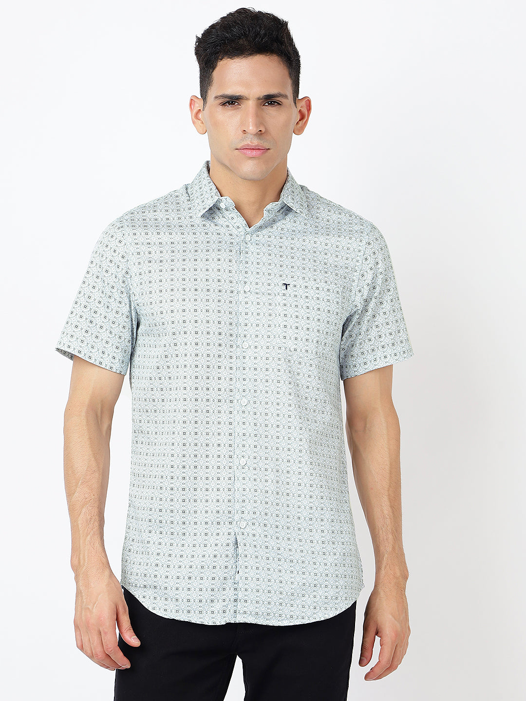 Printed Short Sleeves Traditional Prints (100% Cotton) (Copy)