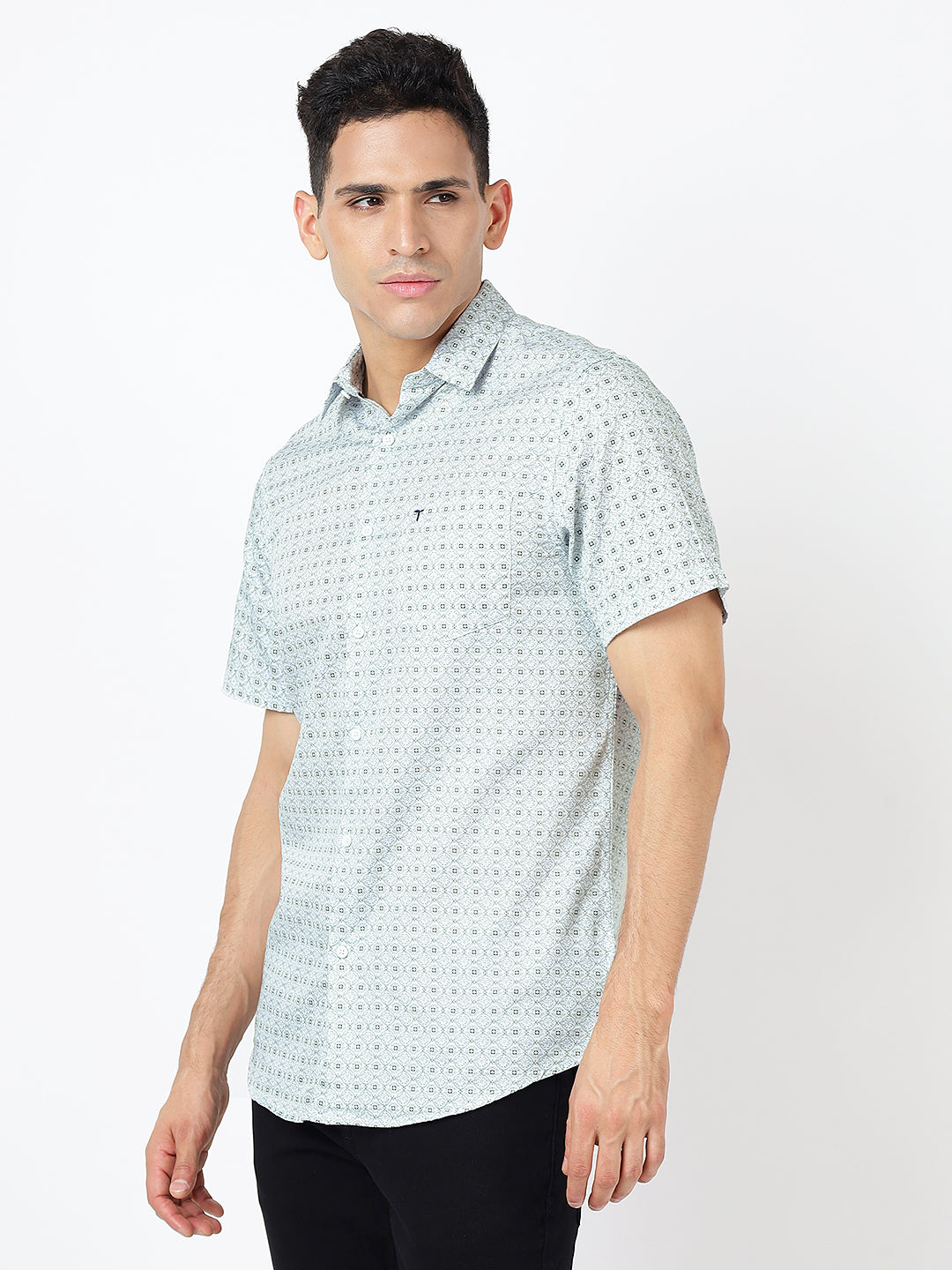 Printed Short Sleeves Traditional Prints (100% Cotton) (Copy)