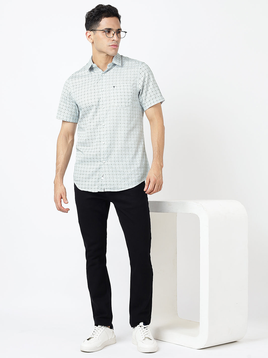 Printed Short Sleeves Traditional Prints (100% Cotton) (Copy)