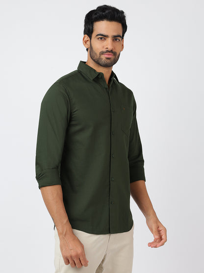 Solid Long Sleeves Green (100% Cotton)