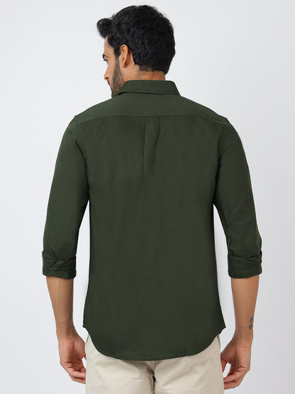 Solid Long Sleeves Green (100% Cotton)