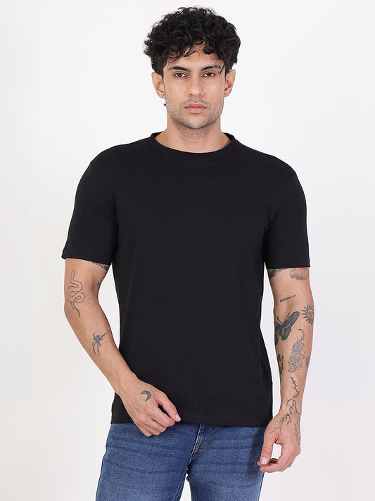 T-Shirt New Black (100% Cotton)