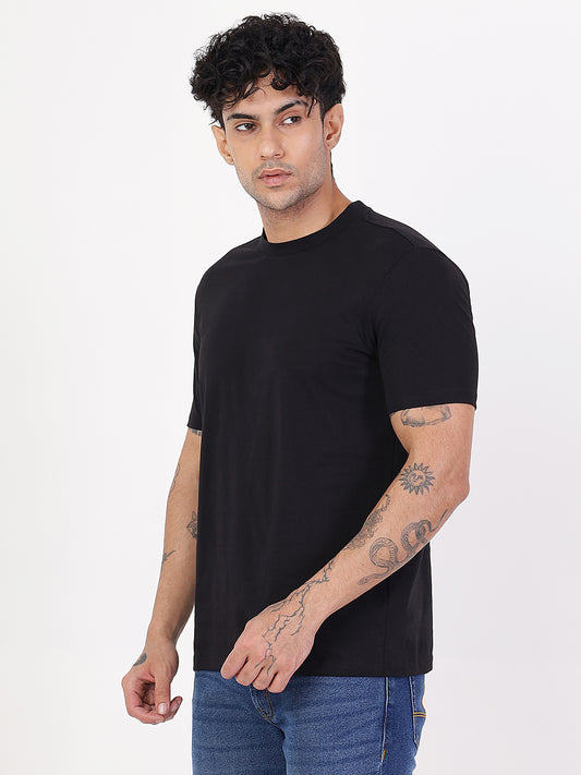 T-Shirt New Black (100% Cotton)