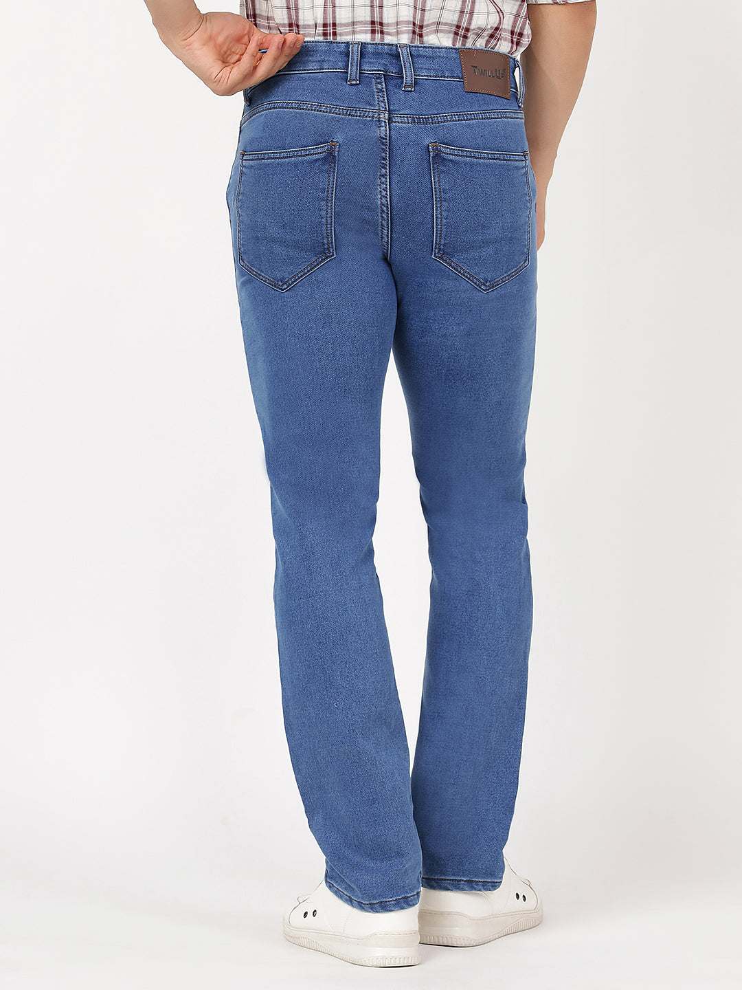 Denim Medium Light Blue Regular (100% Cotton)