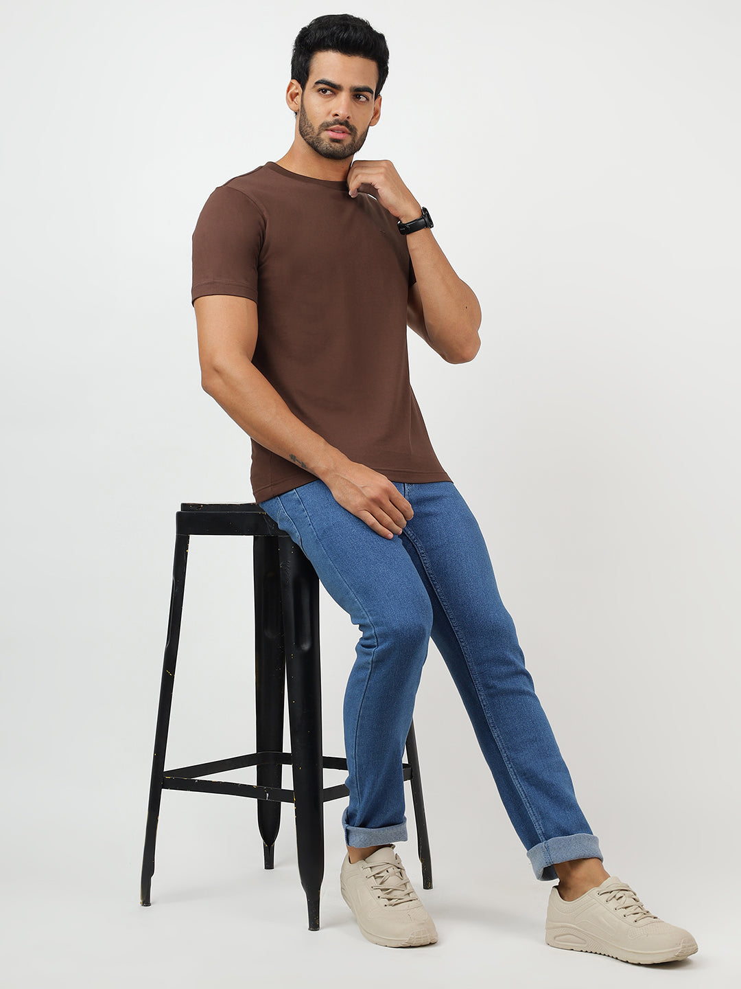 T-Shirt Brown (100% Cotton)