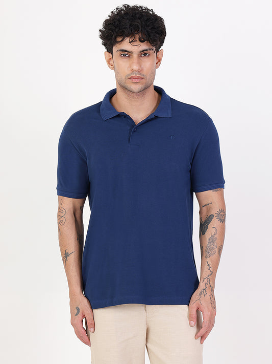 Polo Royal Blue (100% Cotton)