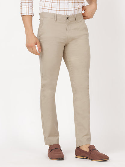 Sand Beige Trouser  (100% Cotton)
