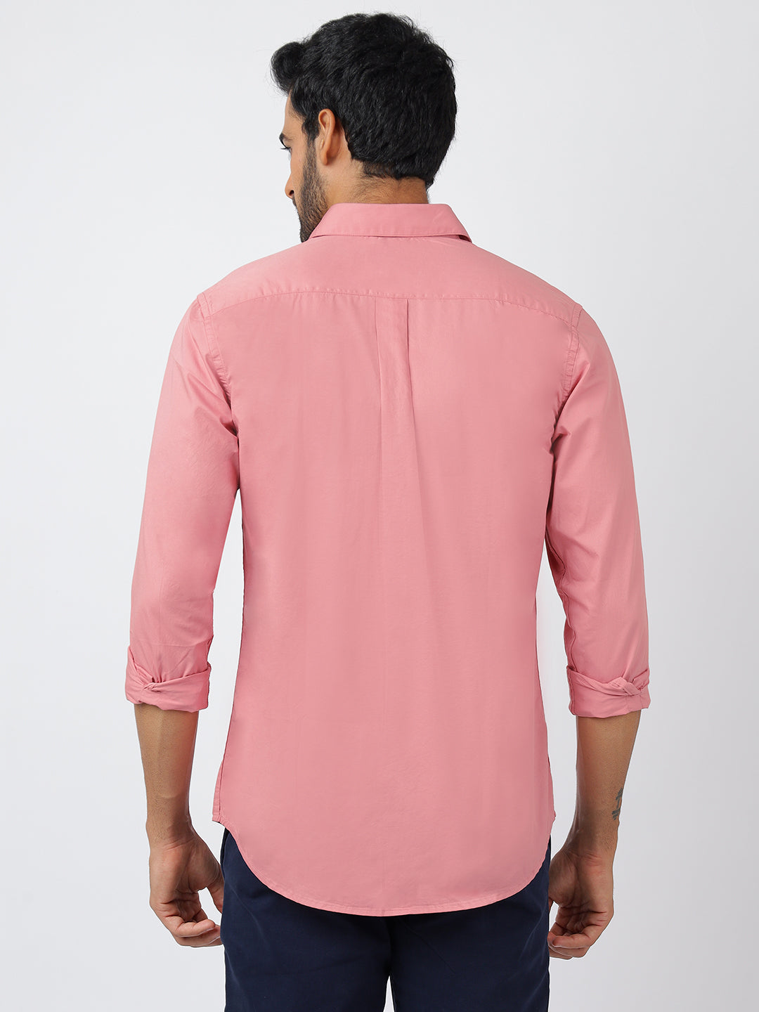 Solid Long Sleeves Peach (100% Cotton)