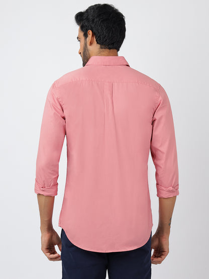 Solid Long Sleeves Peach (100% Cotton)