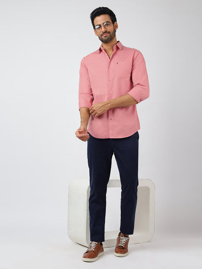 Solid Long Sleeves Peach (100% Cotton)