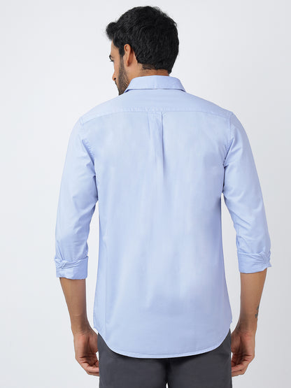 Solid Long Sleeves Pale Blue (100% Cotton)