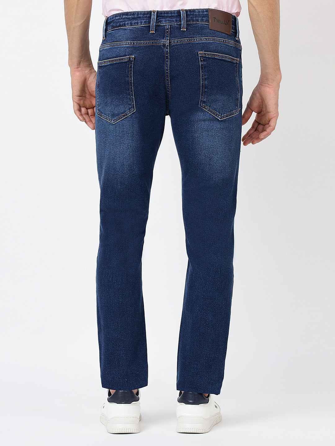 Denim Blue White Light Wash (100% Cotton)