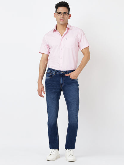 Denim Blue White Light Wash (100% Cotton)