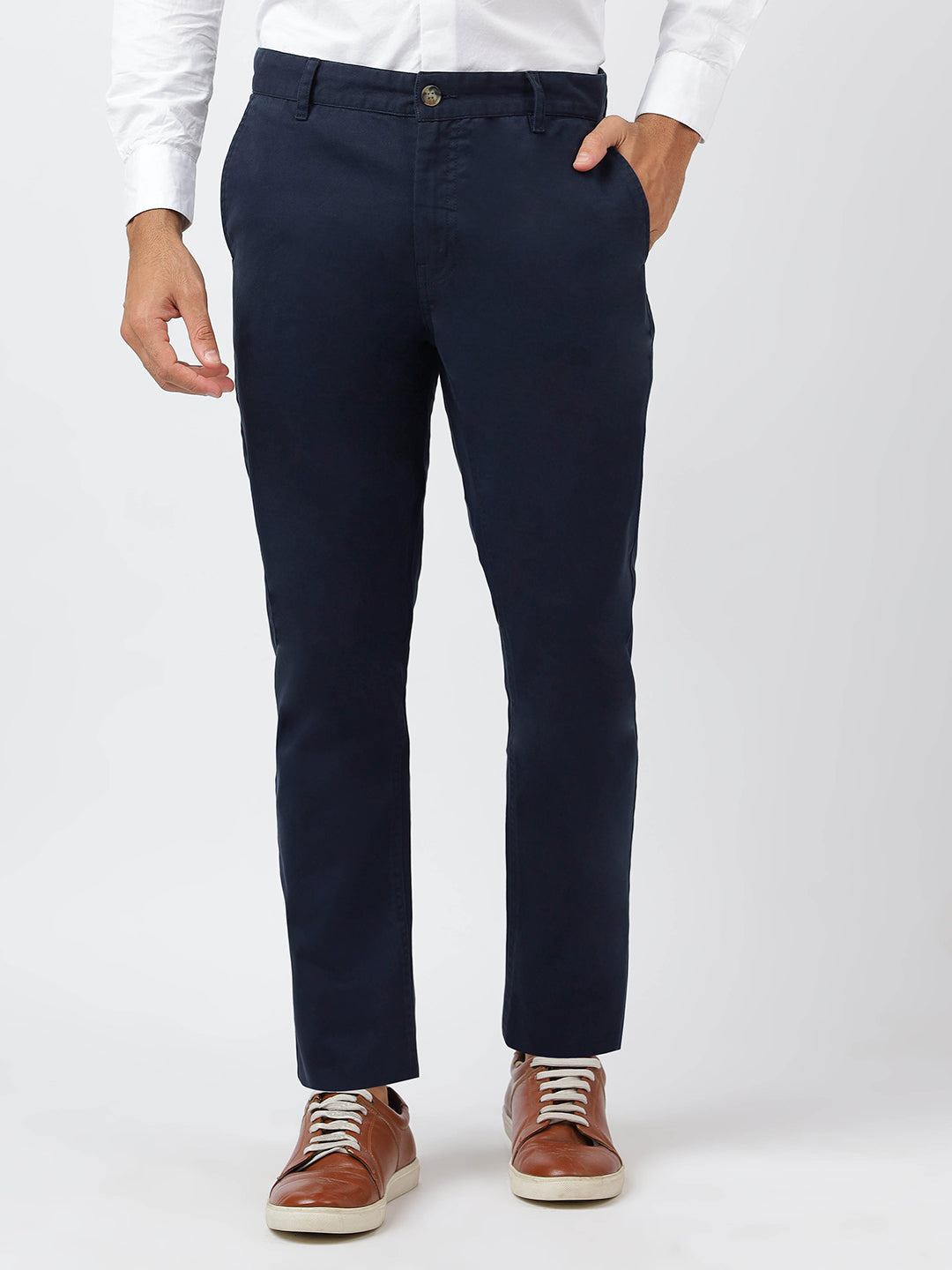 Chino Navy (100% Cotton)