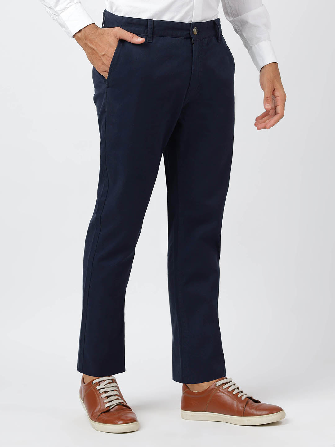 Chino Navy (100% Cotton)