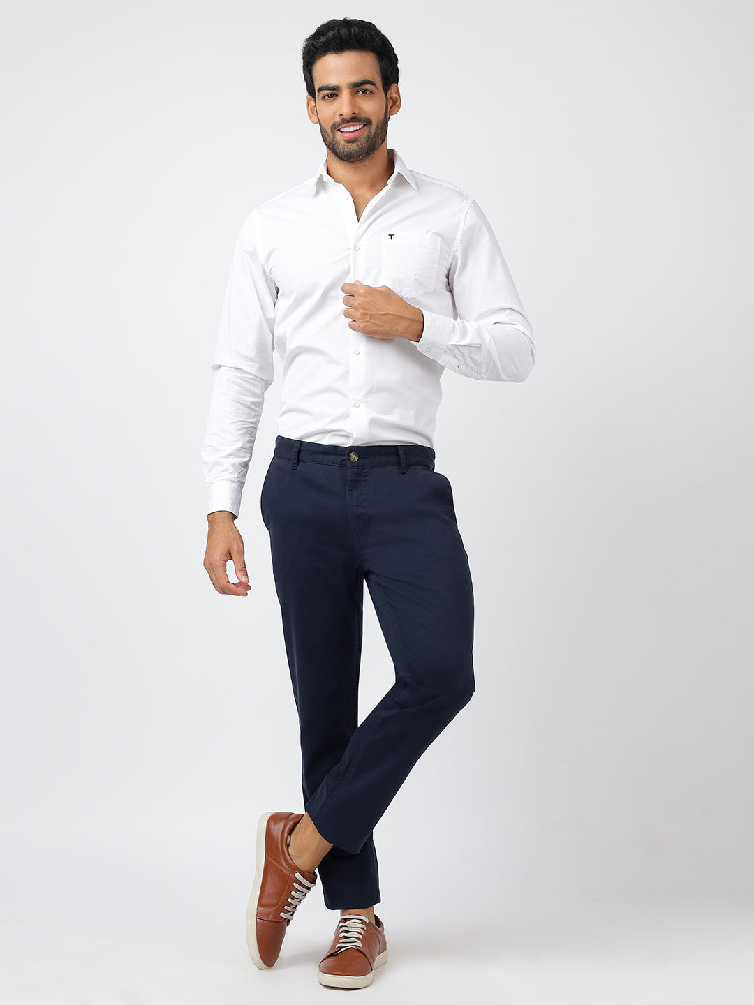 Chino Navy (100% Cotton)
