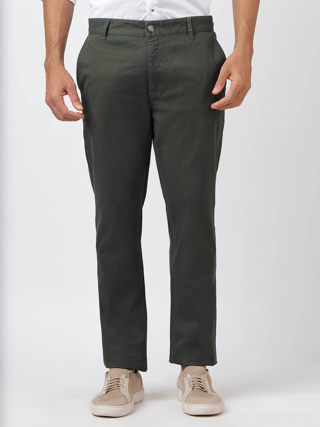 Chino Olive (100% Cotton)