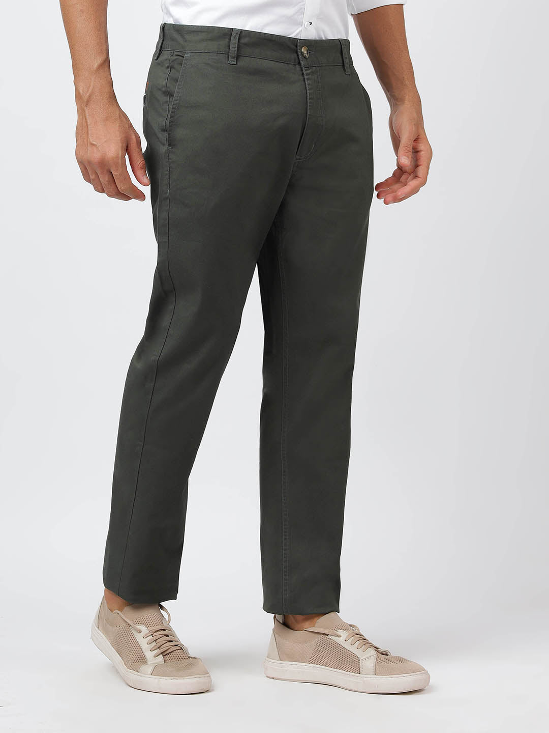 Chino Olive (100% Cotton)