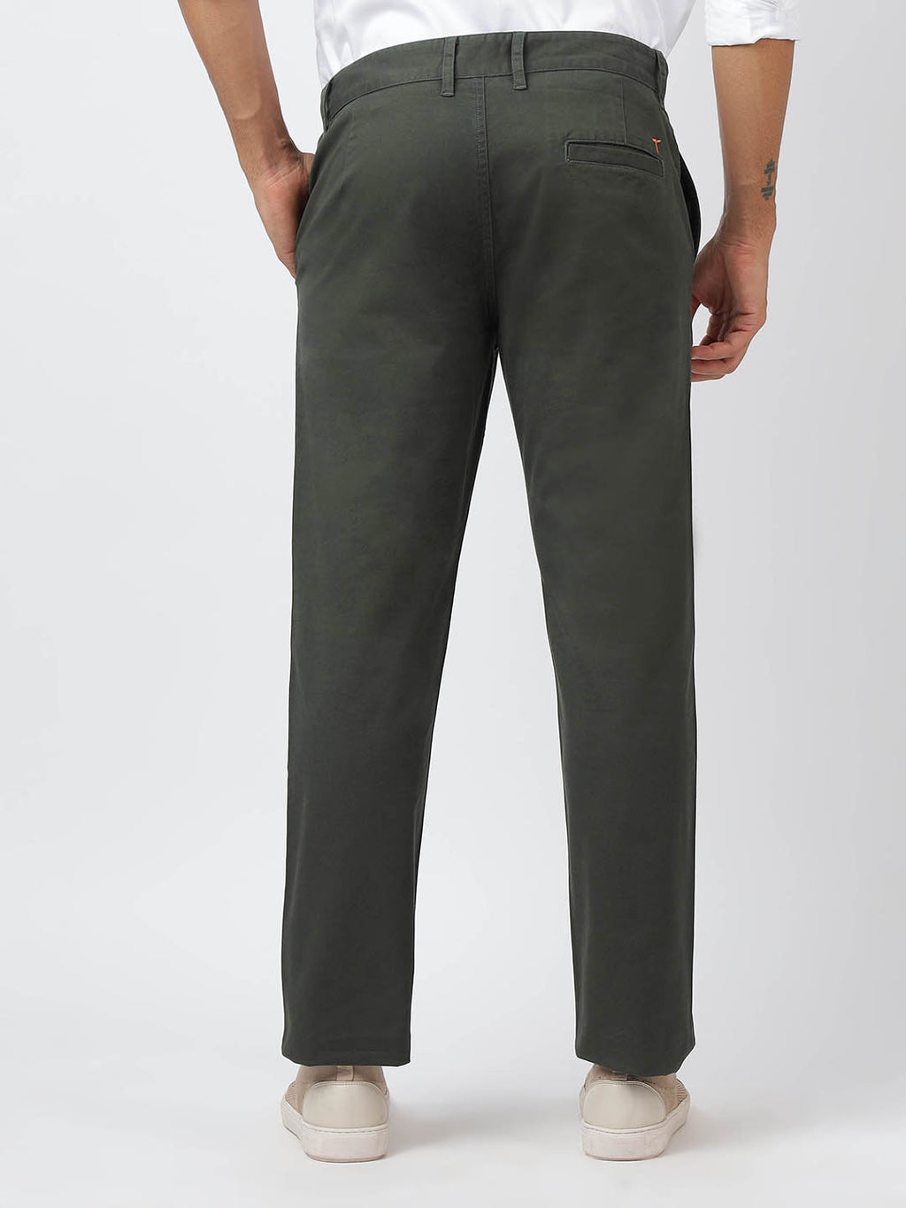 Chino Olive (100% Cotton)