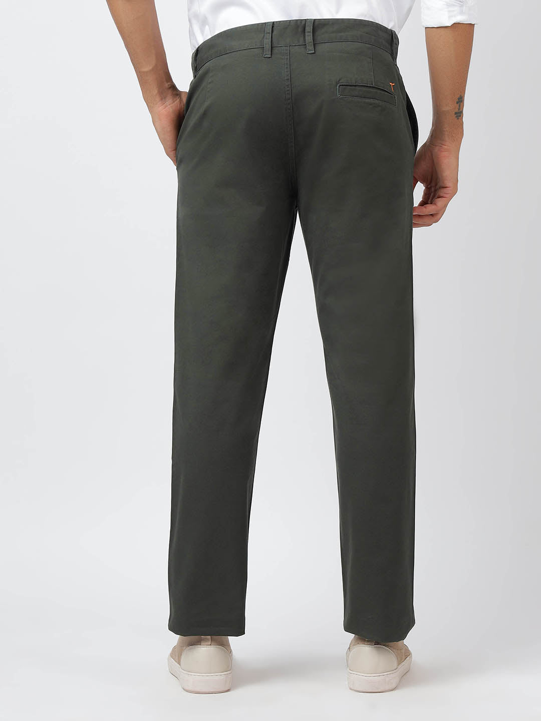 Chino Olive (100% Cotton)