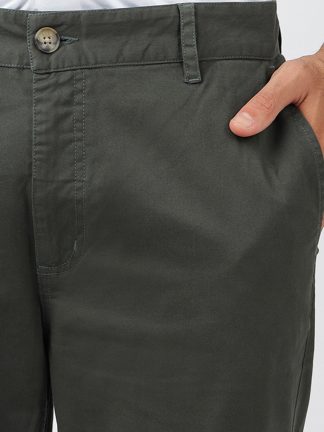 Chino Olive (100% Cotton)