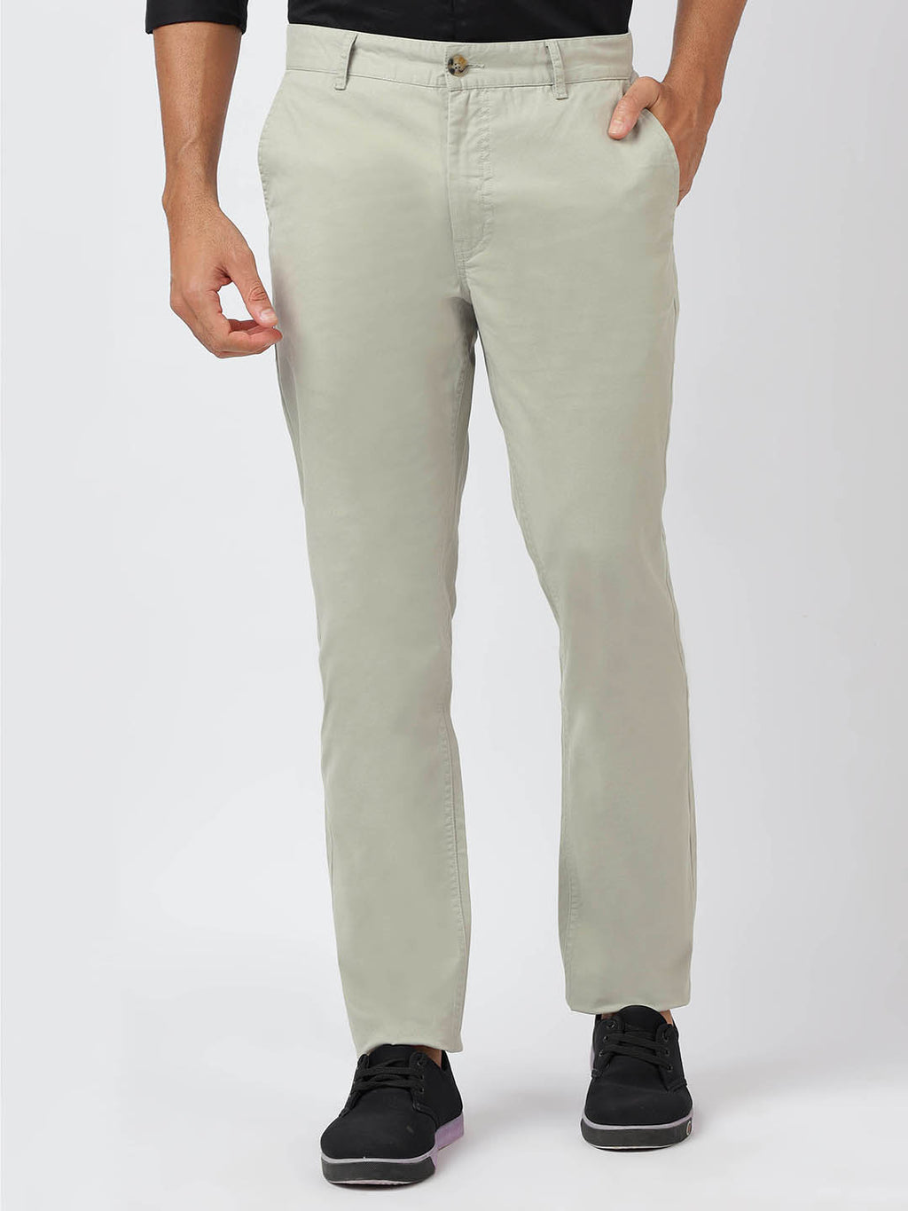 Chino Light Olive (100% Cotton)