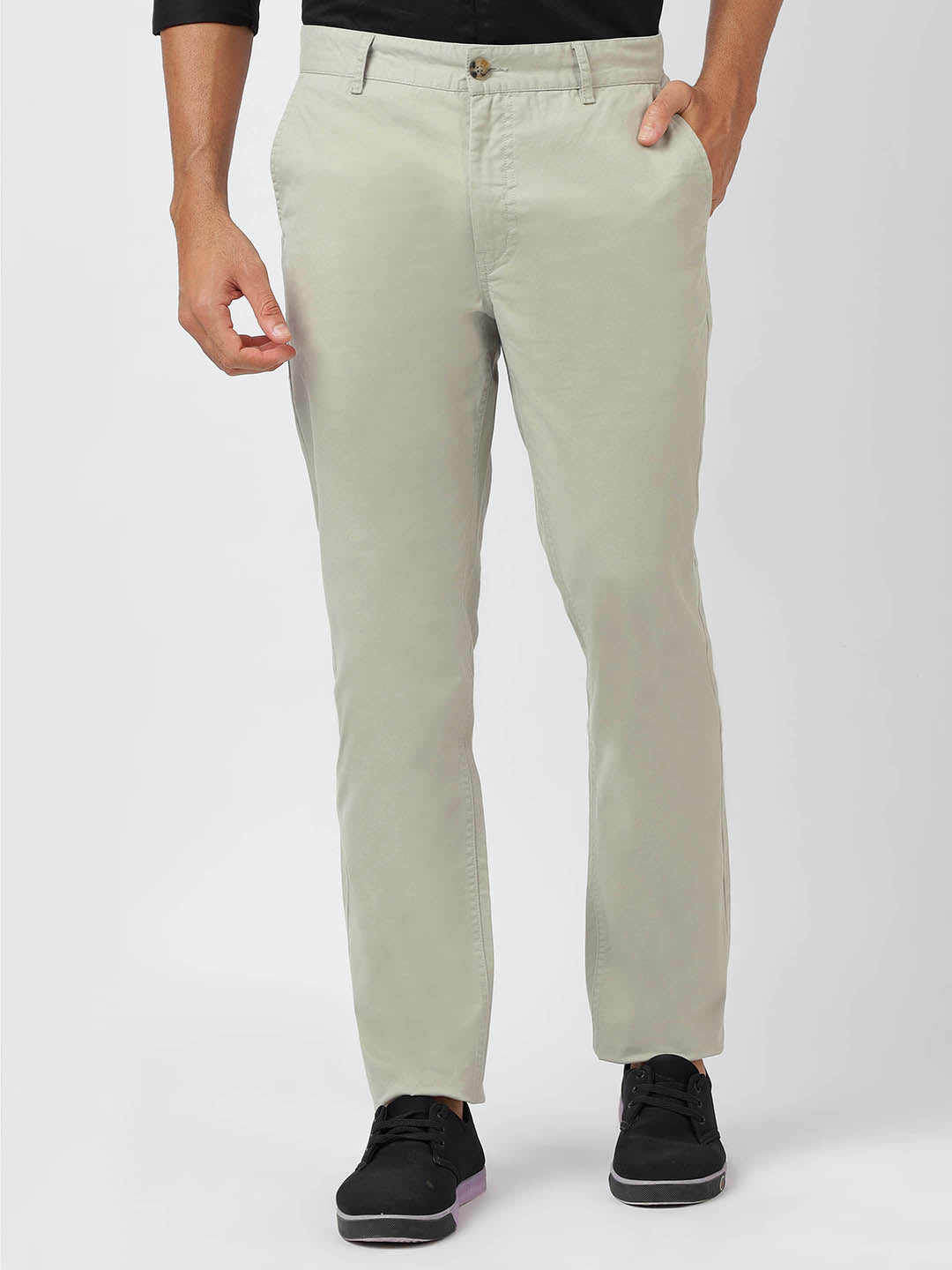 Chino Light Olive (100% Cotton)