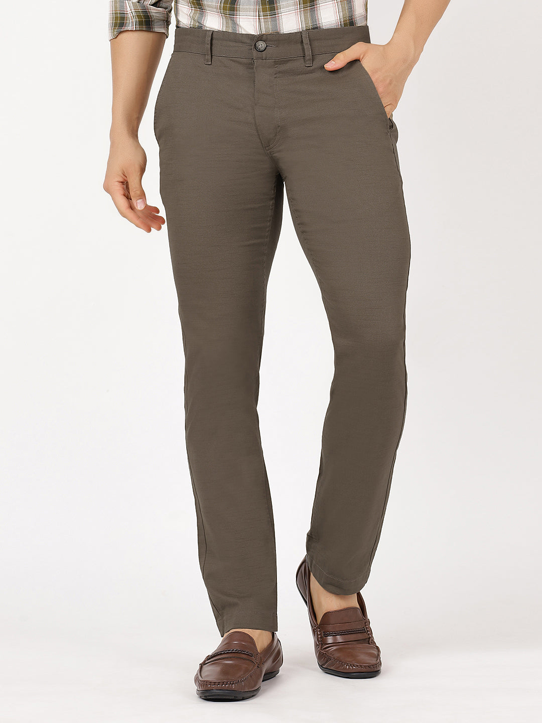 Taupe Trouser  (100% Cotton)