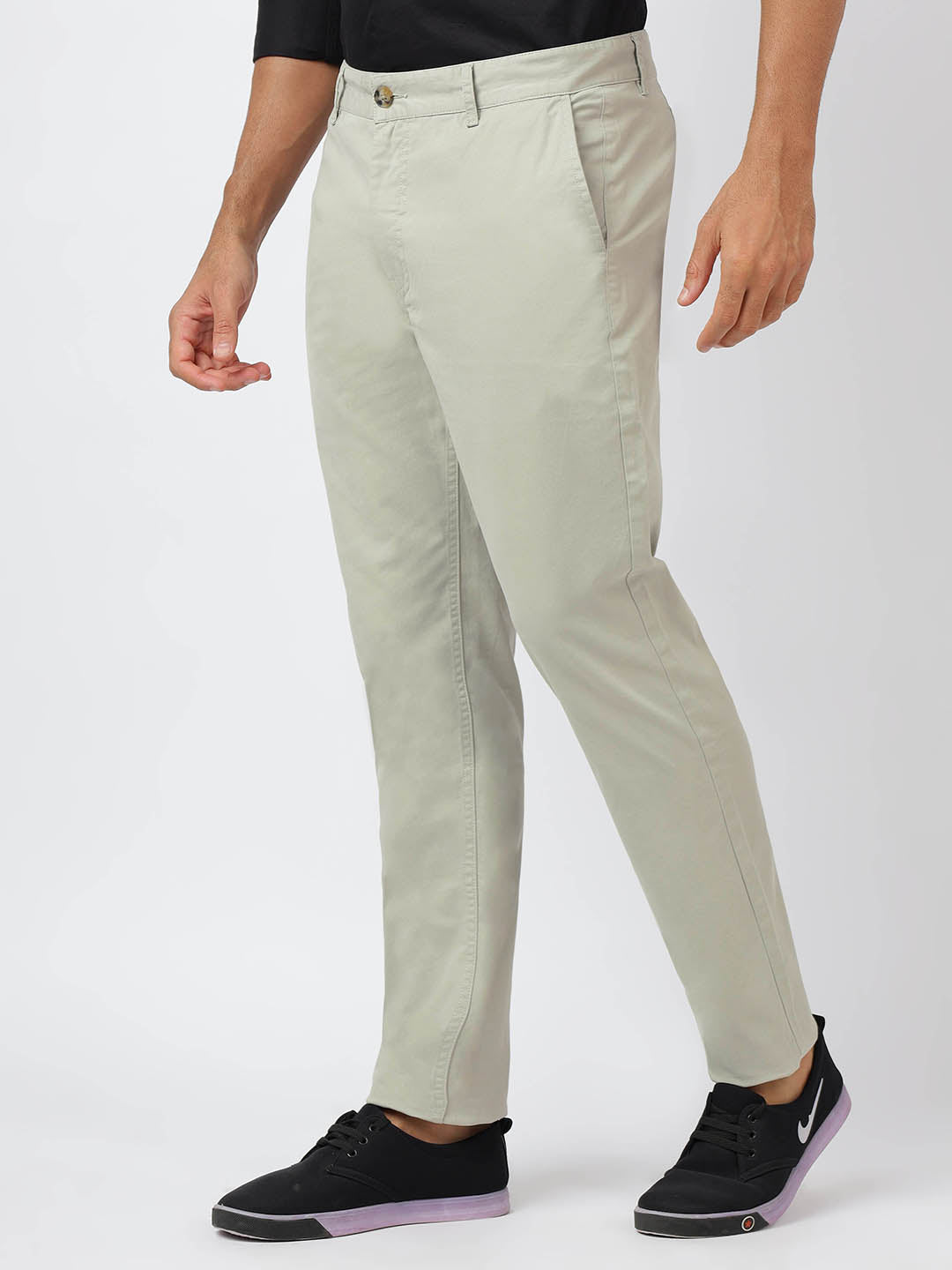 Chino Light Olive (100% Cotton)
