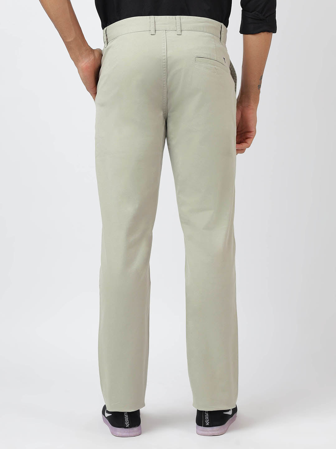 Chino Light Olive (100% Cotton)