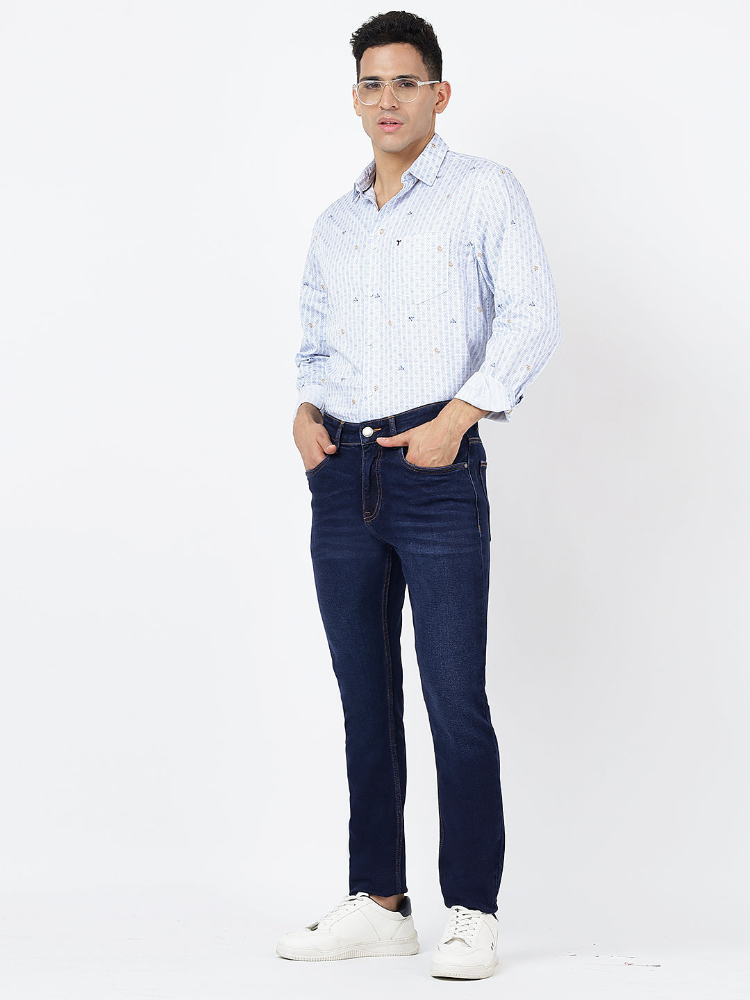 Denim Dark Blue (100% Cotton)