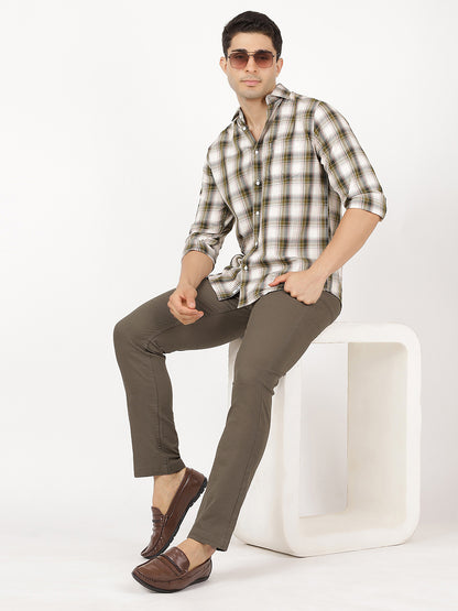 Taupe Trouser  (100% Cotton)
