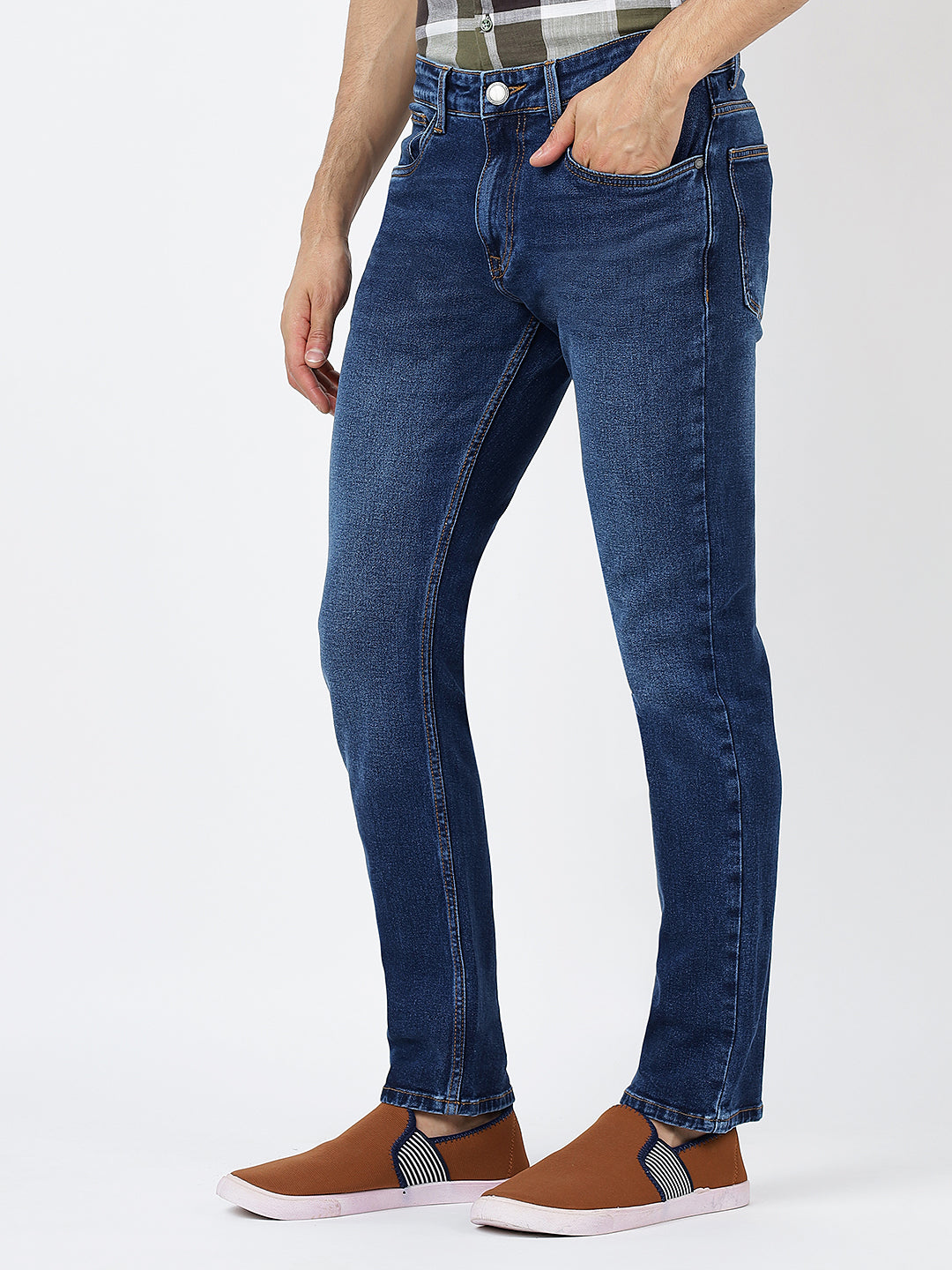 Denim Blue Dusty Light Wash (100% Cotton)