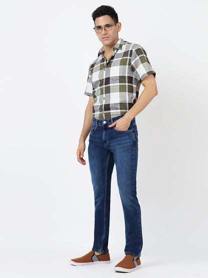 Denim Blue Dusty Light Wash (100% Cotton)