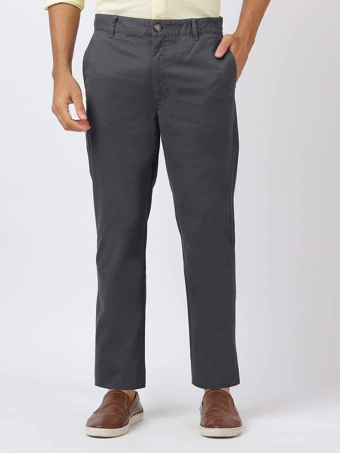 Chino Dark Grey (100% Cotton)
