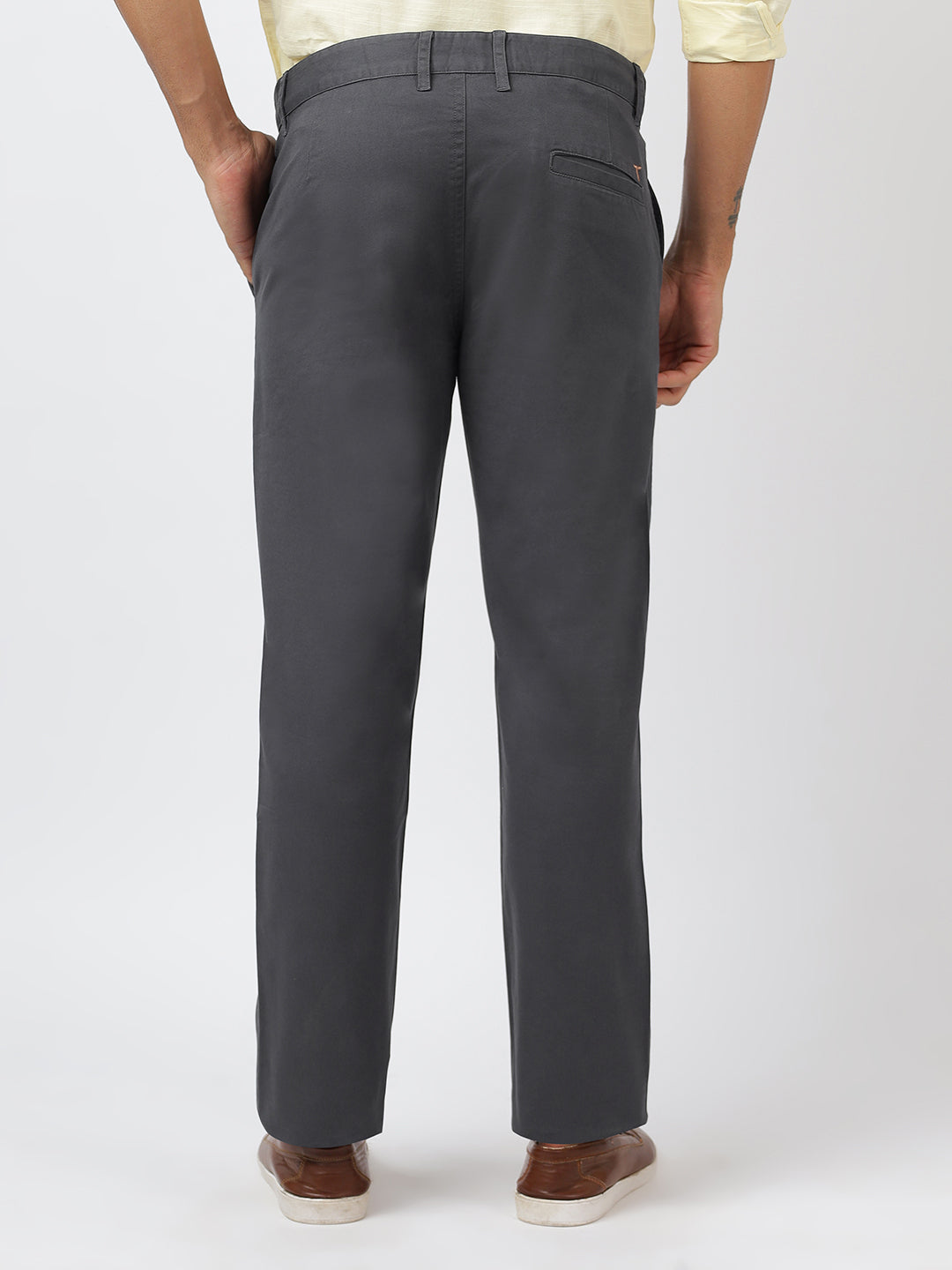 Chino Dark Grey (100% Cotton)