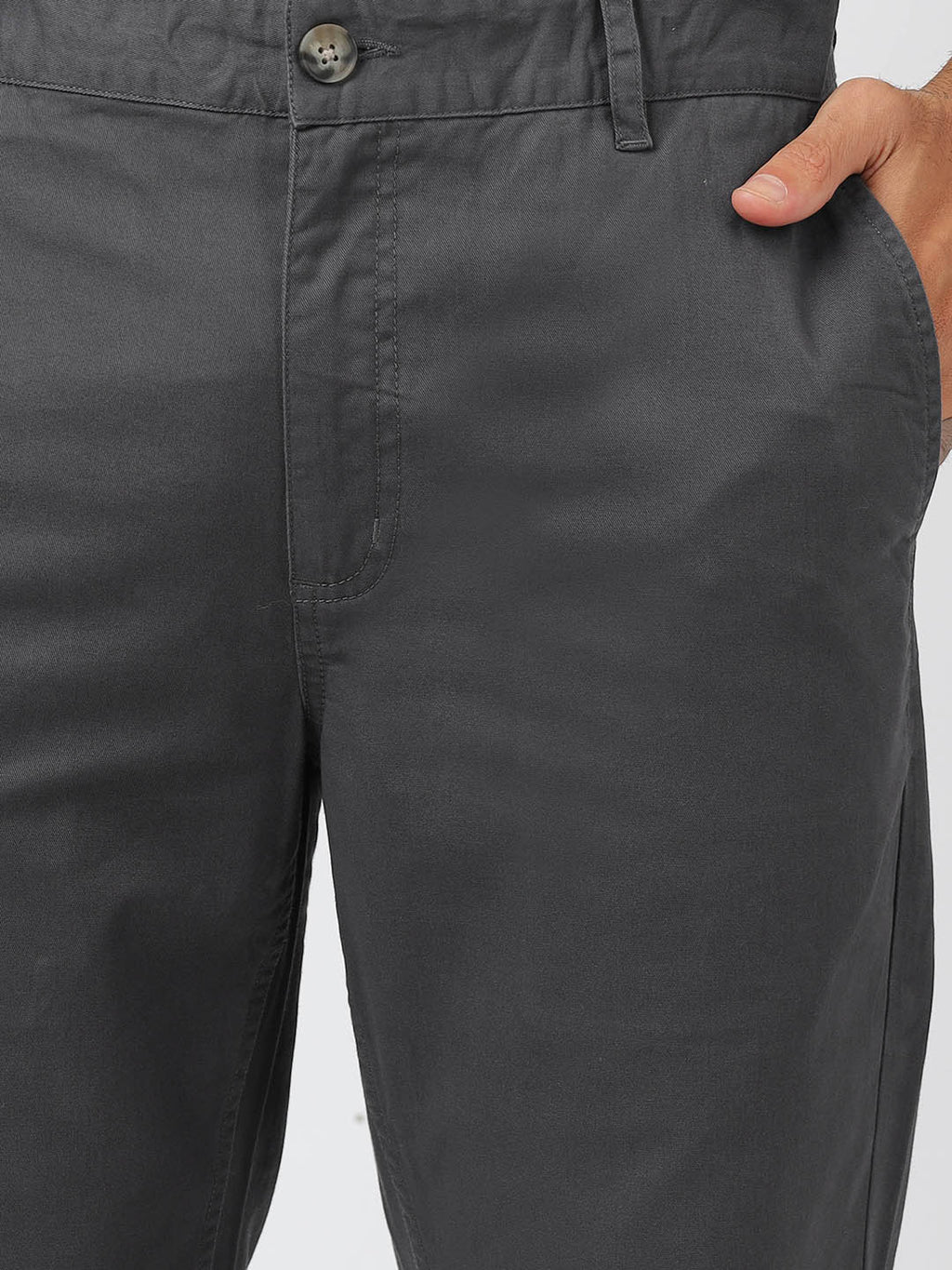 Chino Dark Grey (100% Cotton)