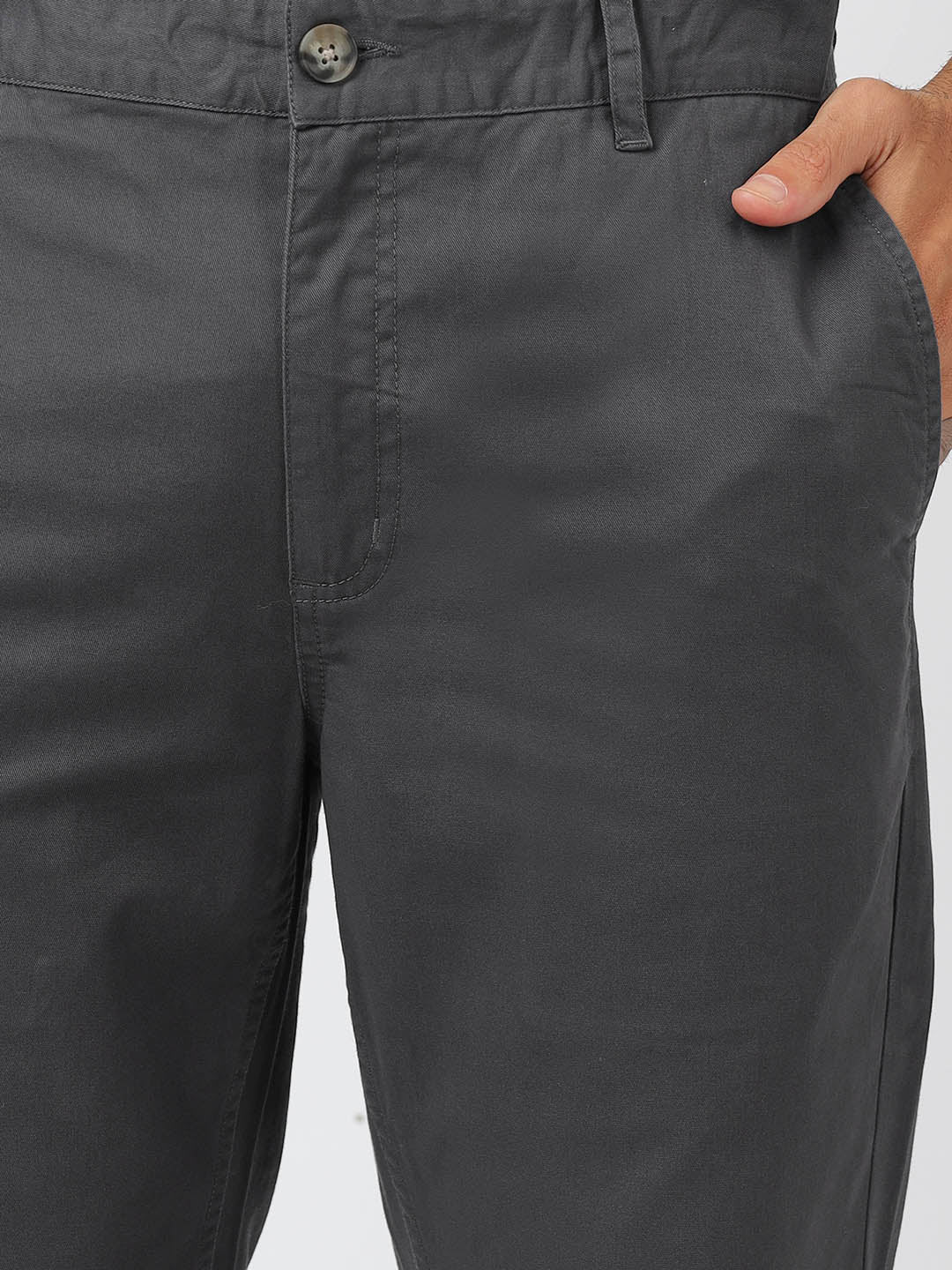 Chino Dark Grey (100% Cotton)