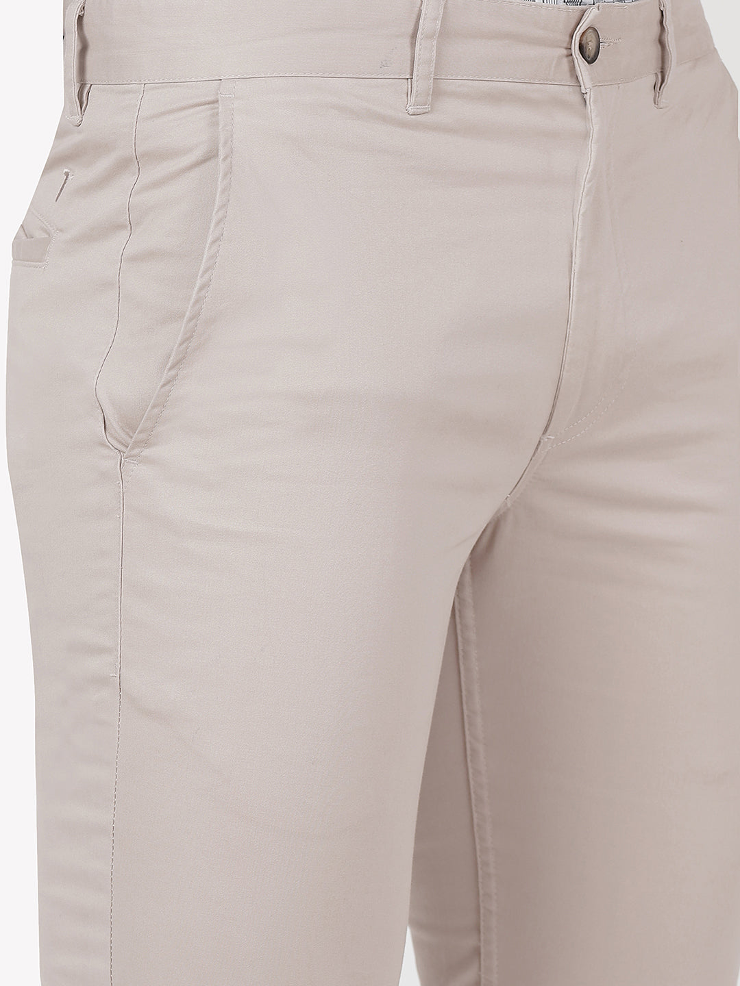 Off-White Trouser  (100% Cotton)