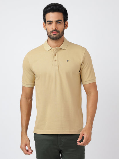 Polo Beige (100% Cotton)