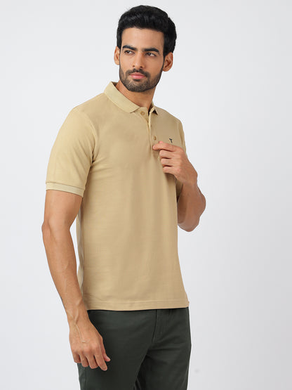Polo Beige (100% Cotton)