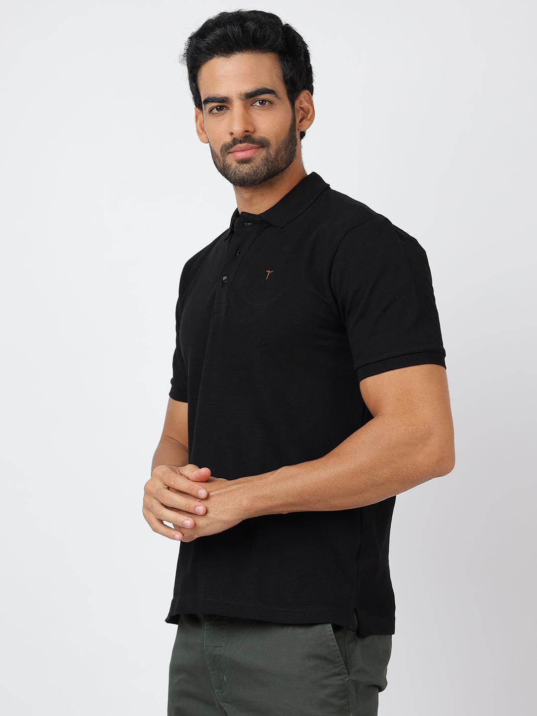 Polo Black (100% Cotton)