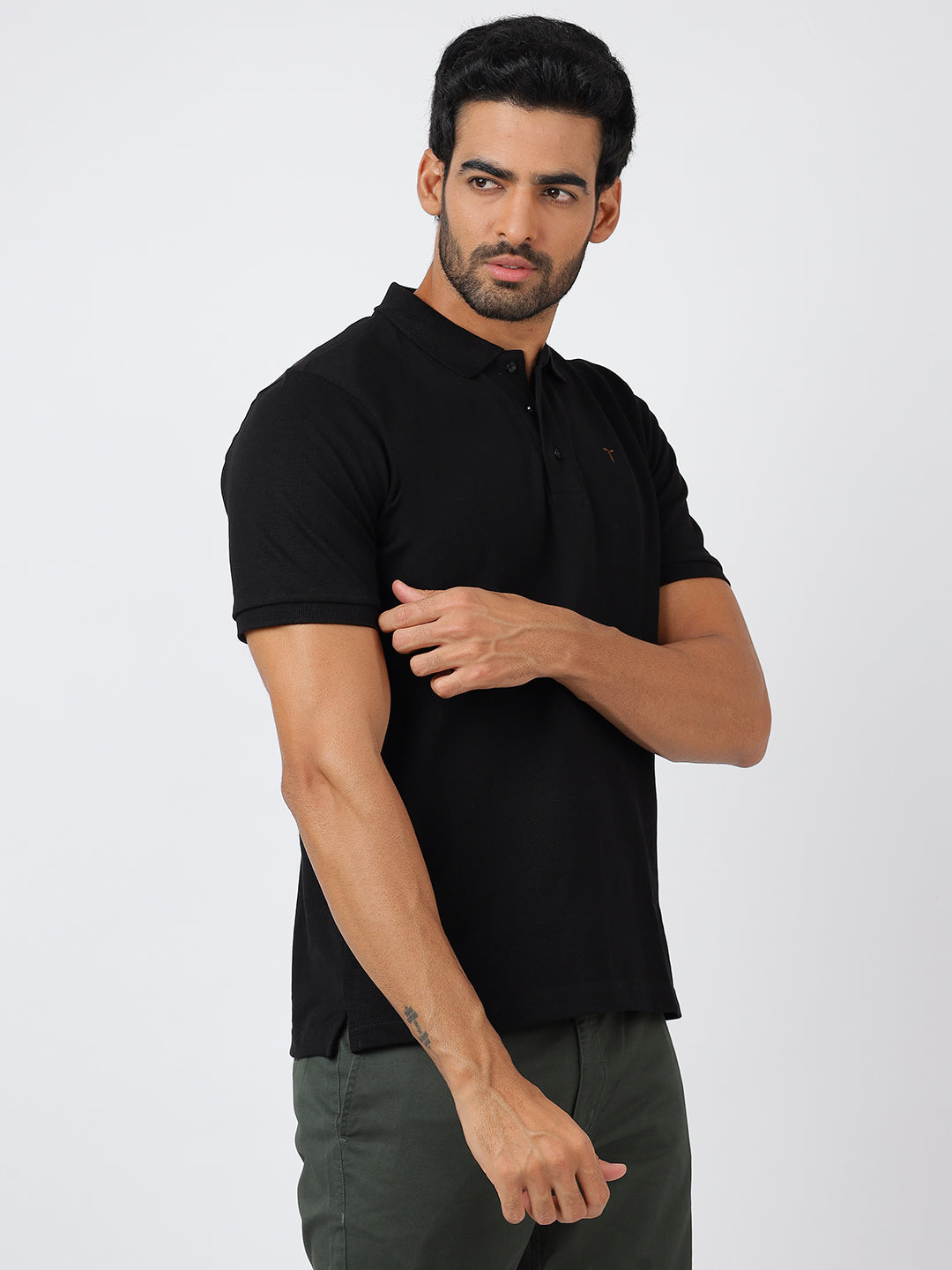 Polo Black (100% Cotton)